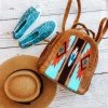 Iris & Rainbow Boutique Tribal Leather Backpack New Arrivals