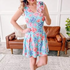 No Ship Drop Ship That Figures A-Line Floral Dress New Arrivals