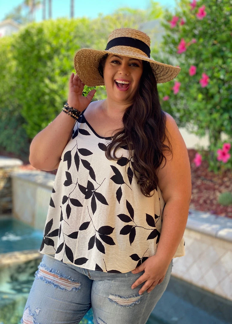 Boutique Simplified Leaf Me Be Tank New Arrivals 3 Boutique Simplified Leaf Me Be Tank New Arrivals