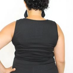 Iris & Rainbow Boutique New Arrivals #K423 Classy Buttons Tank Top 8 Iris & Rainbow Boutique New Arrivals #K423 Classy Buttons Tank Top