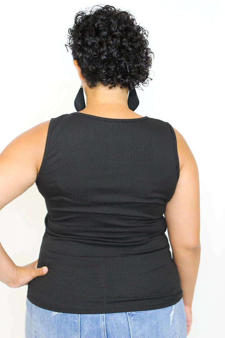 Iris & Rainbow Boutique New Arrivals #K423 Classy Buttons Tank Top 5 Iris & Rainbow Boutique New Arrivals #K423 Classy Buttons Tank Top