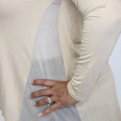 Iris & Rainbow Boutique #K409 Enchanting The Empire Top (MOCHA)