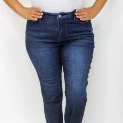 Iris & Rainbow Boutique #K435 Cool As Can Be Judy Blue Boyfriend Jeans