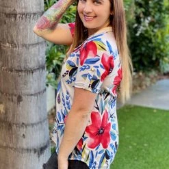 Boutique Simplified Paradise Dreams Mandarin Collar Top New Arrivals 13 Boutique Simplified Paradise Dreams Mandarin Collar Top New Arrivals