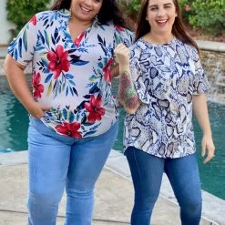 Boutique Simplified New Arrivals Serpentine Goddess Bell Sleeve Top