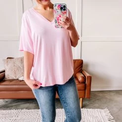 No Ship Drop Ship One For The Tee In Baby Pink 13 No Ship Drop Ship One For The Tee In Baby Pink