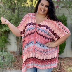 Boutique Simplified New Arrivals Beachy Waves Loose Fit Poncho