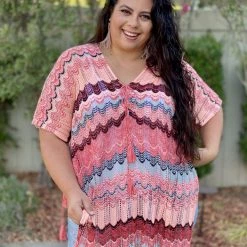 Boutique Simplified New Arrivals Beachy Waves Loose Fit Poncho