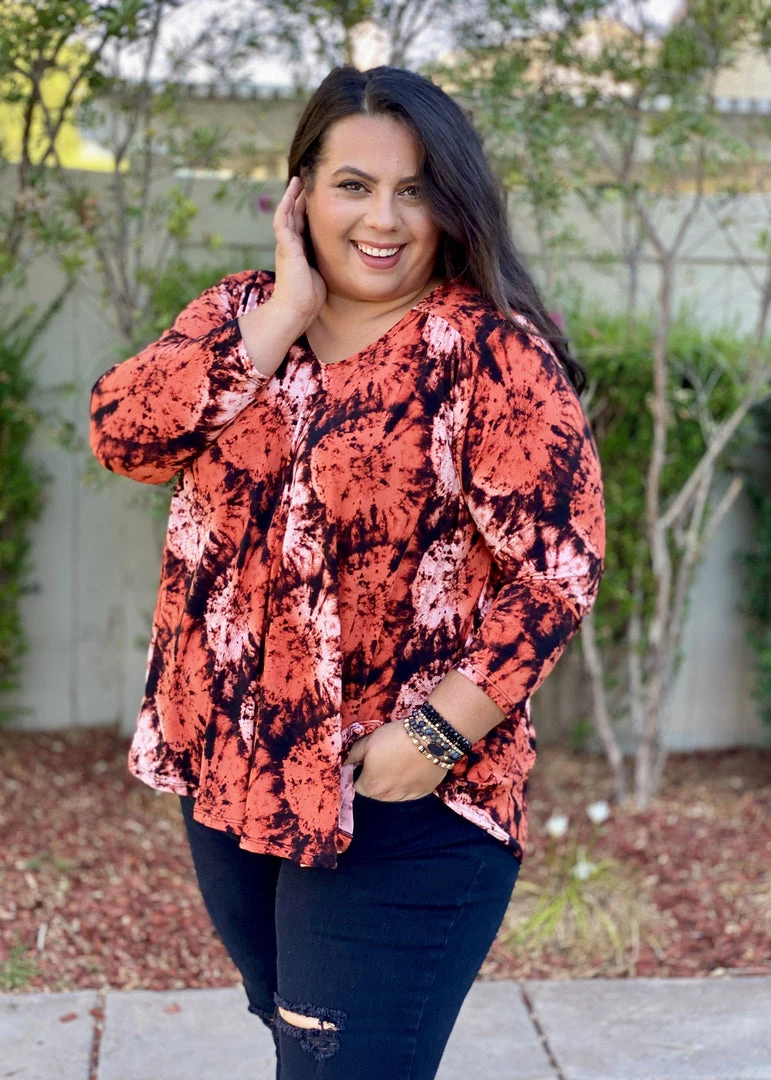 Boutique Simplified Sedona Sunset Long Sleeve Swing Tunic New Arrivals 7 Boutique Simplified Sedona Sunset Long Sleeve Swing Tunic New Arrivals