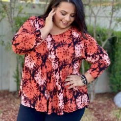 Boutique Simplified Sedona Sunset Long Sleeve Swing Tunic New Arrivals 12 Boutique Simplified Sedona Sunset Long Sleeve Swing Tunic New Arrivals