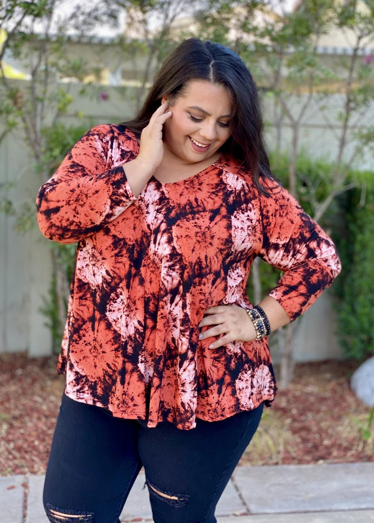 Boutique Simplified Sedona Sunset Long Sleeve Swing Tunic New Arrivals 5 Boutique Simplified Sedona Sunset Long Sleeve Swing Tunic New Arrivals