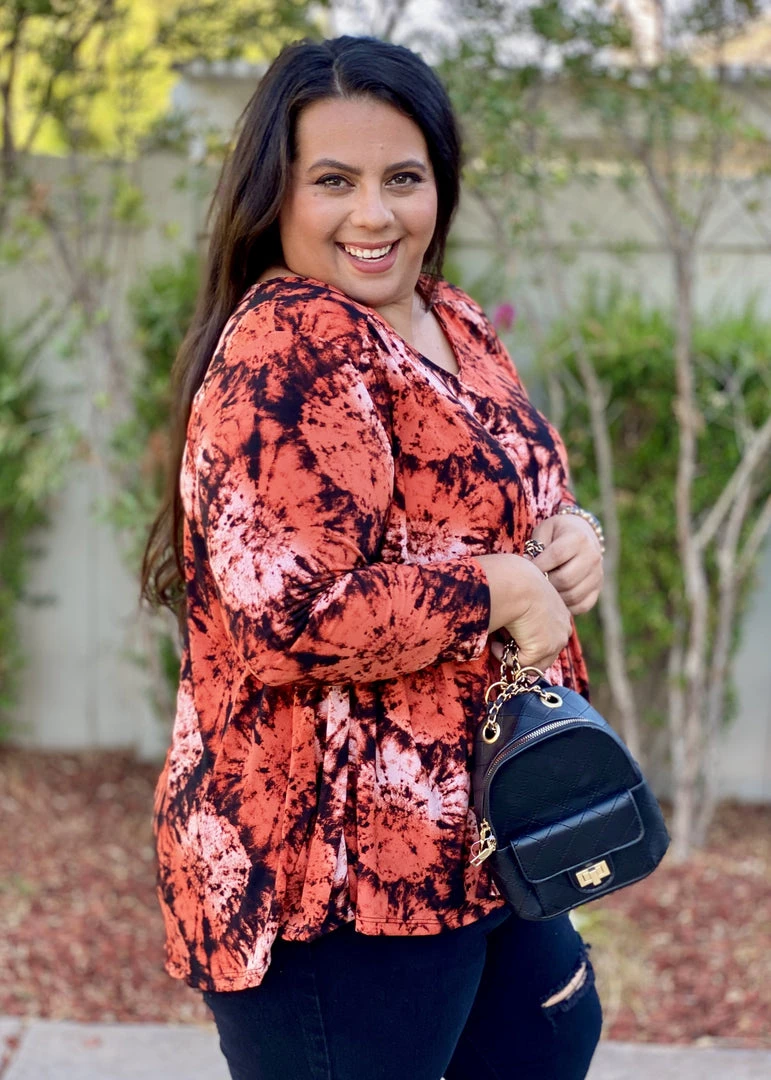 Boutique Simplified Sedona Sunset Long Sleeve Swing Tunic New Arrivals 6 Boutique Simplified Sedona Sunset Long Sleeve Swing Tunic New Arrivals