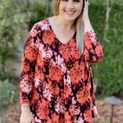 Boutique Simplified Sedona Sunset Long Sleeve Swing Tunic New Arrivals 15 Boutique Simplified Sedona Sunset Long Sleeve Swing Tunic New Arrivals