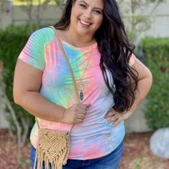 Boutique Simplified New Arrivals Head In The Clouds Laser Cut Top