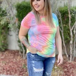 Boutique Simplified New Arrivals Head In The Clouds Laser Cut Top