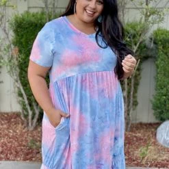 Boutique Simplified New Arrivals Arizona Skies T-Shirt Dress