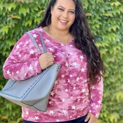 Boutique Simplified New Arrivals Ruby Star Long Sleeve Top