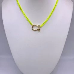 Iris & Rainbow Boutique #L979 Melania Clara Kris Necklace (Yellow)