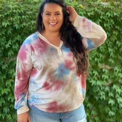 Boutique Simplified Autumn Vibes Long Sleeve Top