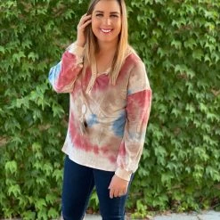 Boutique Simplified Autumn Vibes Long Sleeve Top