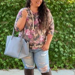 Boutique Simplified Enchanted Camo Hoodie New Arrivals