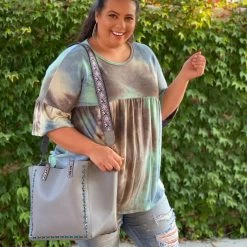 Boutique Simplified Jazzy Tie Dye Ruffle Sleeve New Arrivals 17 Boutique Simplified Jazzy Tie Dye Ruffle Sleeve New Arrivals