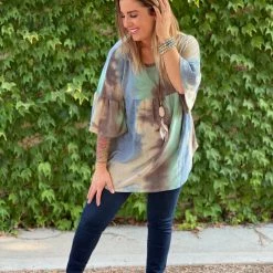 Boutique Simplified Jazzy Tie Dye Ruffle Sleeve New Arrivals 16 Boutique Simplified Jazzy Tie Dye Ruffle Sleeve New Arrivals