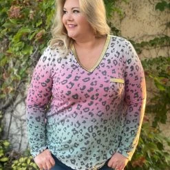 Boutique Simplified Dipped In Gold Long Sleeve Top New Arrivals