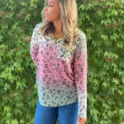 Boutique Simplified Dipped In Gold Long Sleeve Top New Arrivals