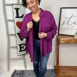 Iris & Rainbow Boutique #L959 I'm Outta Love (Plum) New Arrivals