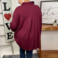 Iris & Rainbow Boutique New Arrivals #L960 I'm Outta Love (Wine)