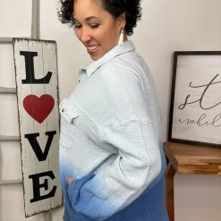 Iris & Rainbow Boutique New Arrivals #L961 Born To Make You Happy (Denim)