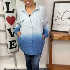 Iris & Rainbow Boutique New Arrivals #L961 Born To Make You Happy (Denim)