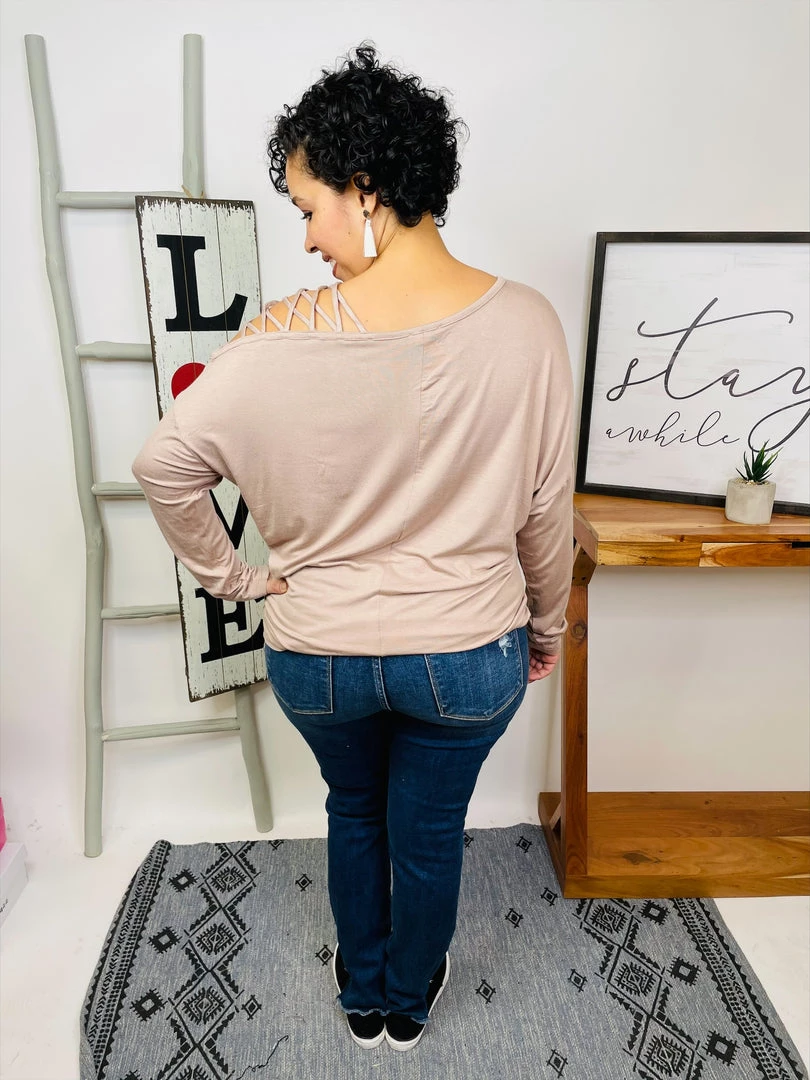 Iris & Rainbow Boutique #L971 Thank God I Found This Top (Taupe) New Arrivals 6 Iris & Rainbow Boutique #L971 Thank God I Found This Top (Taupe) New Arrivals