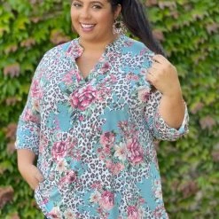 Boutique Simplified In The Moment 3/4 Sleeve Top New Arrivals