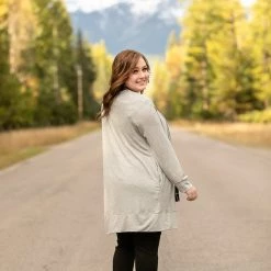 No Ship Drop Ship New Arrivals Love That For You Gray Cardigan