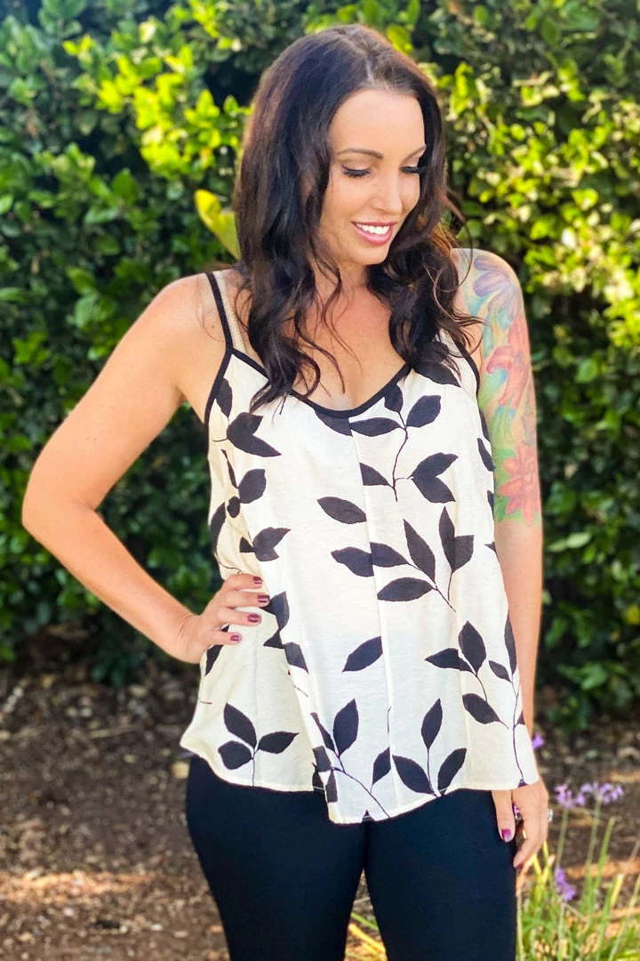 Boutique Simplified Leaf Me Be Tank New Arrivals 8 Boutique Simplified Leaf Me Be Tank New Arrivals