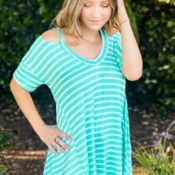 Boutique Simplified New Arrivals Minty Fresh Loose Fit Top