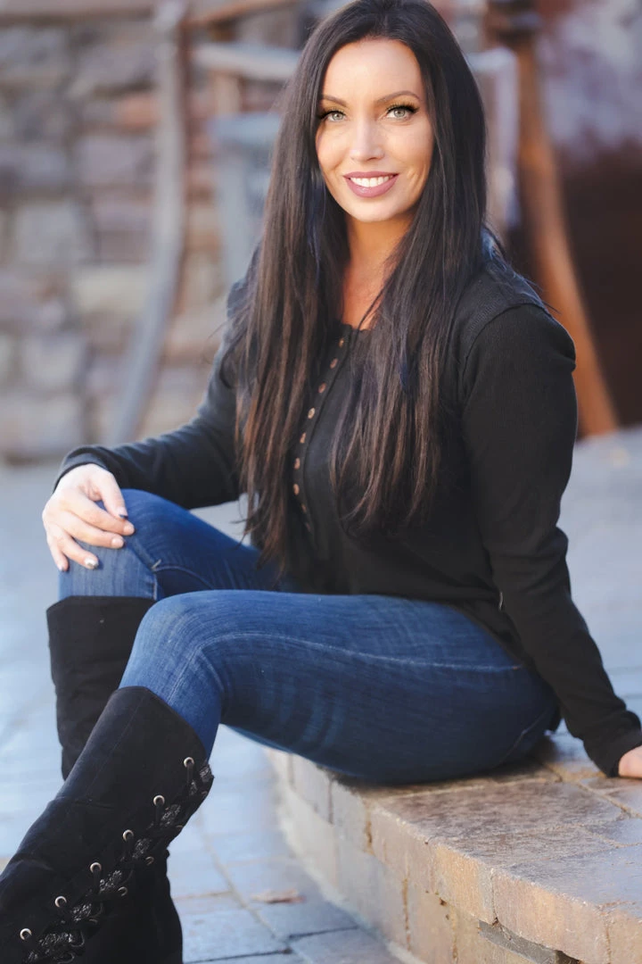 Boutique Simplified My Forever Black Sweater Henley New Arrivals 3 Boutique Simplified My Forever Black Sweater Henley New Arrivals