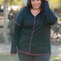 Boutique Simplified Best Black Hoodie In Town