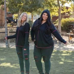 Boutique Simplified Best Black Hoodie In Town