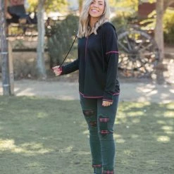 Boutique Simplified Best Black Hoodie In Town