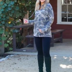Boutique Simplified Best Camo Hoodie In Town