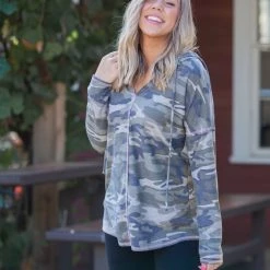 Boutique Simplified Best Camo Hoodie In Town