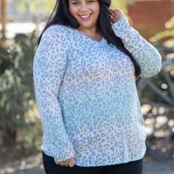 Boutique Simplified Oakley Ombre Long Sleeve Top New Arrivals