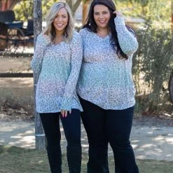 Boutique Simplified Oakley Ombre Long Sleeve Top New Arrivals