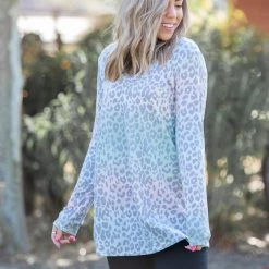 Boutique Simplified Oakley Ombre Long Sleeve Top New Arrivals