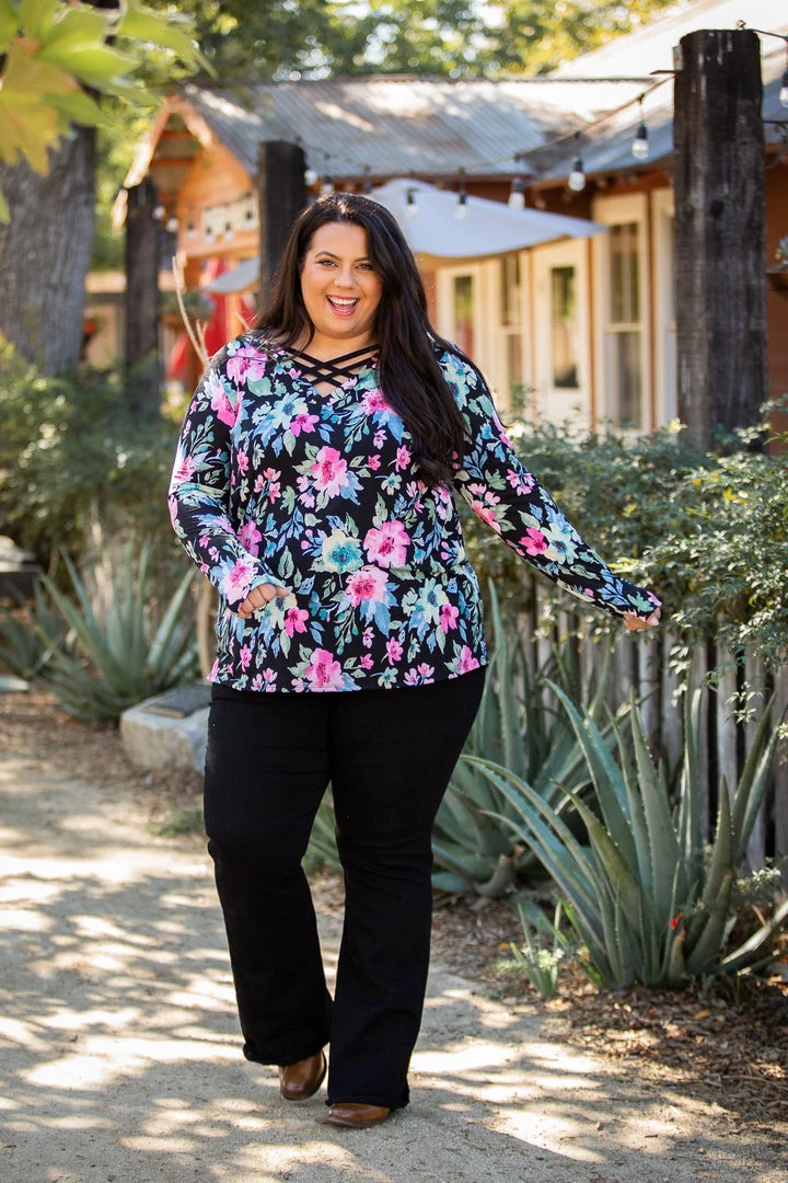 Boutique Simplified New Arrivals Botanical Goddess Criss Cross Top 4 Boutique Simplified New Arrivals Botanical Goddess Criss Cross Top