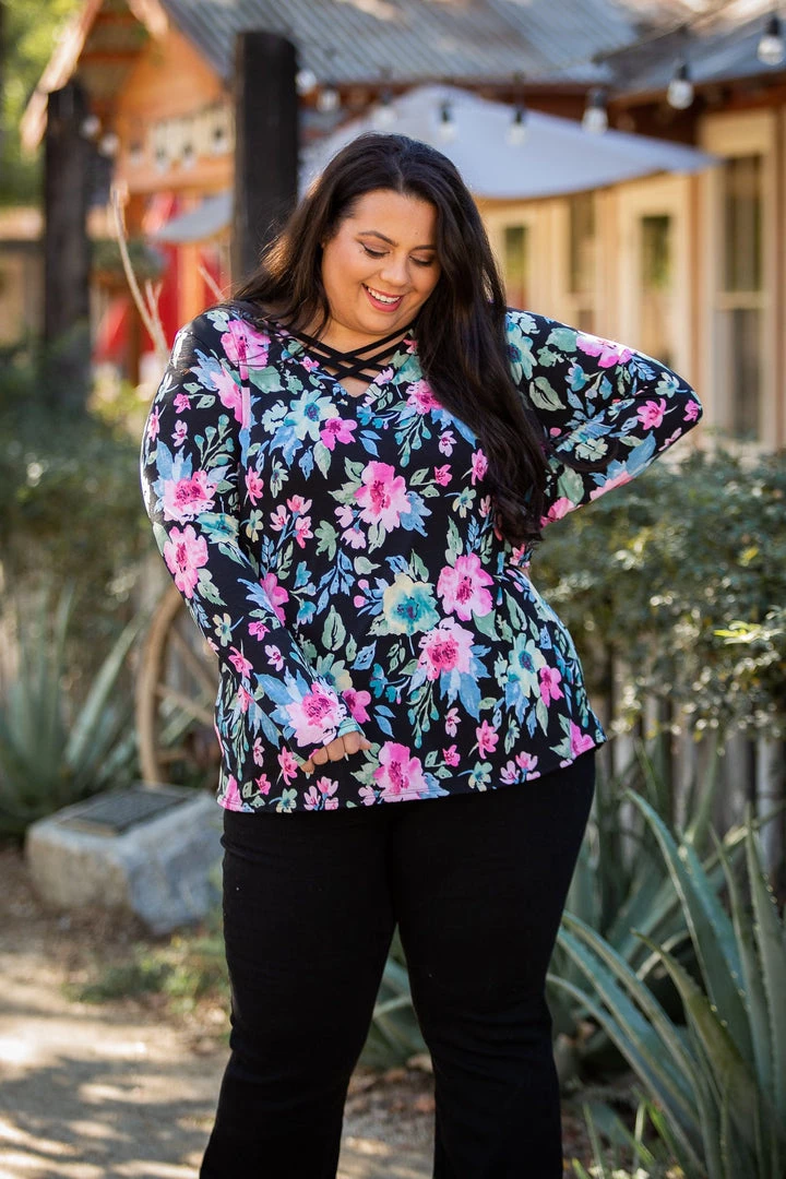 Boutique Simplified New Arrivals Botanical Goddess Criss Cross Top 11 Boutique Simplified New Arrivals Botanical Goddess Criss Cross Top