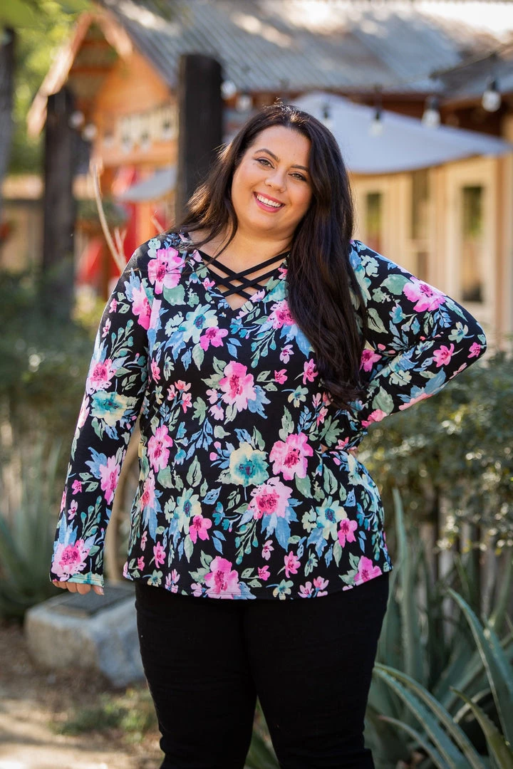 Boutique Simplified New Arrivals Botanical Goddess Criss Cross Top 10 Boutique Simplified New Arrivals Botanical Goddess Criss Cross Top